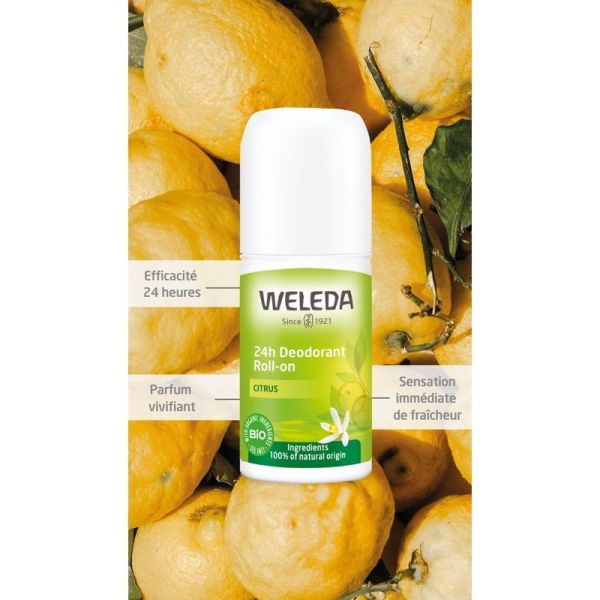 Déodorant roll-on 24h Citrus - Duo