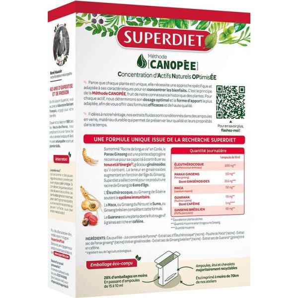 Ginseng Immunité Bio - 20 ampoules