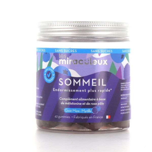 Les Miraculeux Sommeil Sans Sucre - 42 Gummies