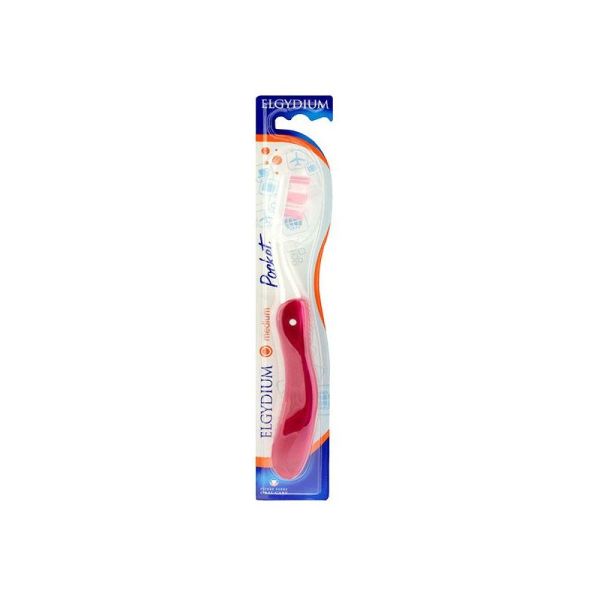 ELGYDIUM POCKET Brosse à Dents Medium - 1 unité