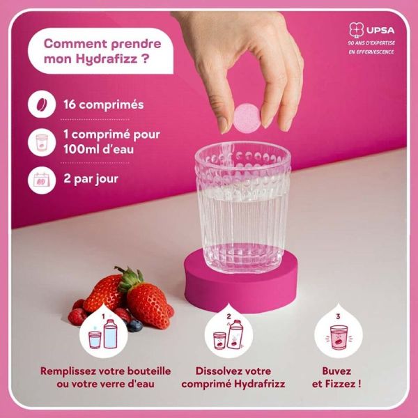 HydraFizz - 16 comprimés effervescents