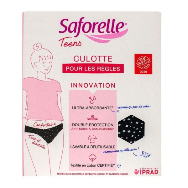 Saforelle Teens Culotte pour les Règles Taille : 12 ans - 1 unité