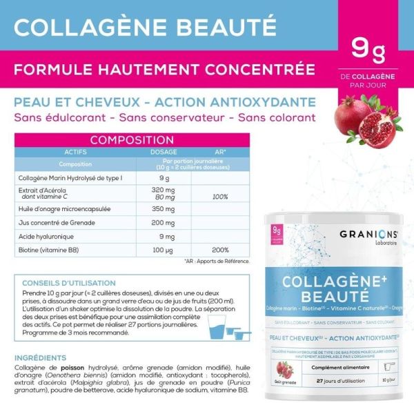 Collagène + beauté