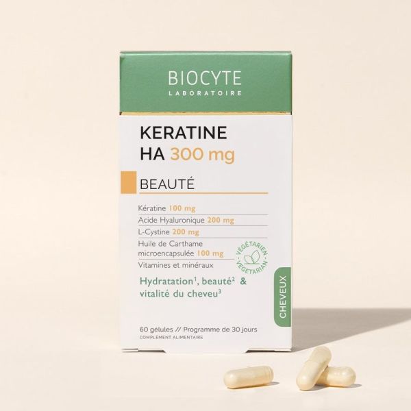 KERATINE HA 300 MG - Etui de 60 gélules