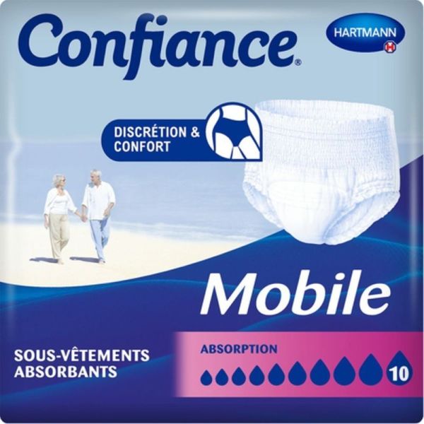 Confiance Mobile Slip Absorbant - XL - 14 unités