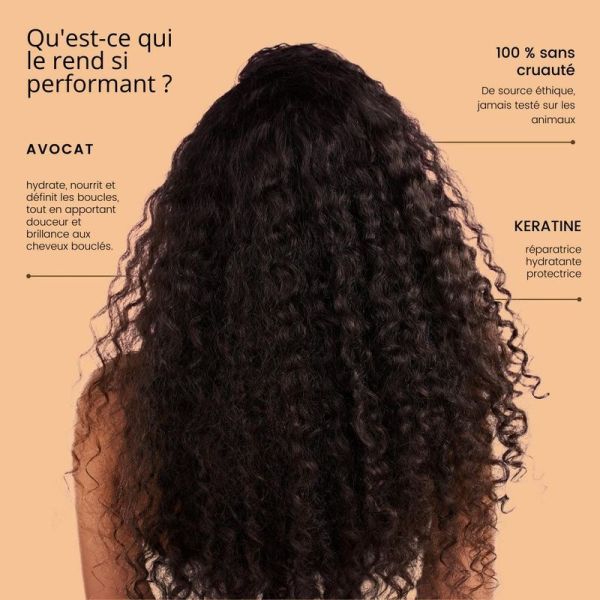 Crème Cheveux Bouclés Hydratation & Définition - 100ml