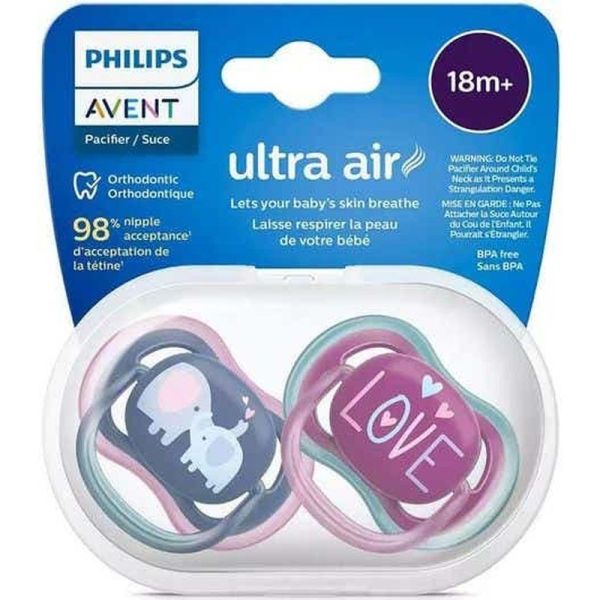 Sucettes Ultra Air Orthodontiques - 2 unités
