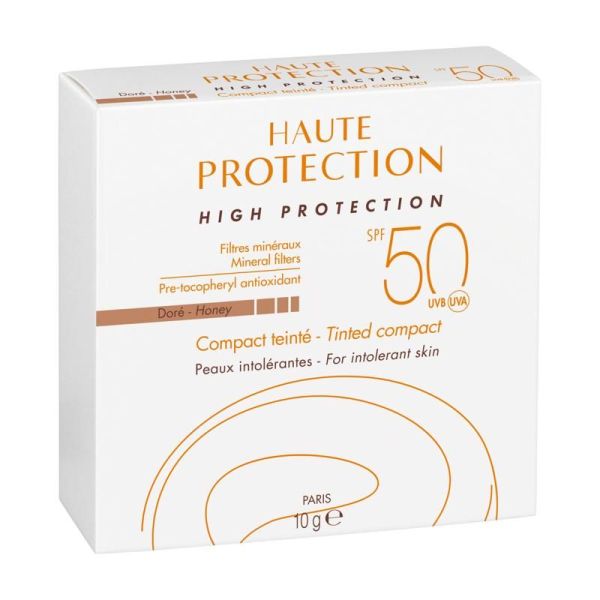 Haute protection Compact teinté Doré SPF 50