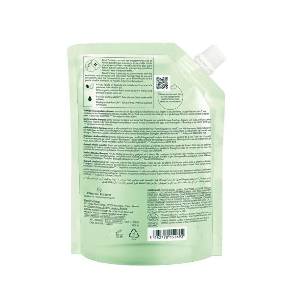 Naturia Shampooing micellaire douceur - Eco-recharge 400ml - 400 ml
