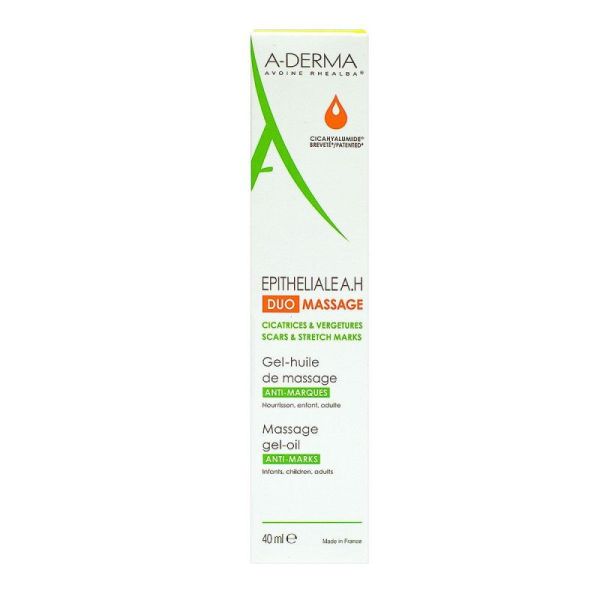 Aderma Epithéliale A.H Duo Massage Gel-Huile de Massage - 40 ml
