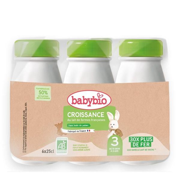 Laits Infantiles Croissance Liquide - Bouteilles 6x25cl