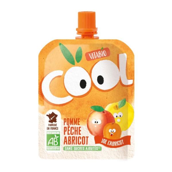 Vitabio Pomme Pêche Abricot - 4x90g