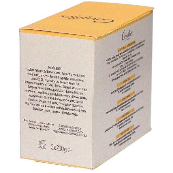 Savon surgras Jardin l'Original - 3 x 200 g