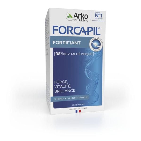 Forcapil Fortifiant Cheveux et Ongles - 180 gélules