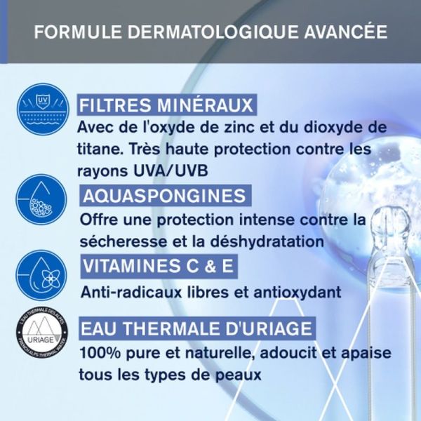 Protection solaire BÉBÉ - 1ÈRE CRÈME MINÉRALE SPF50+ - 50 mL