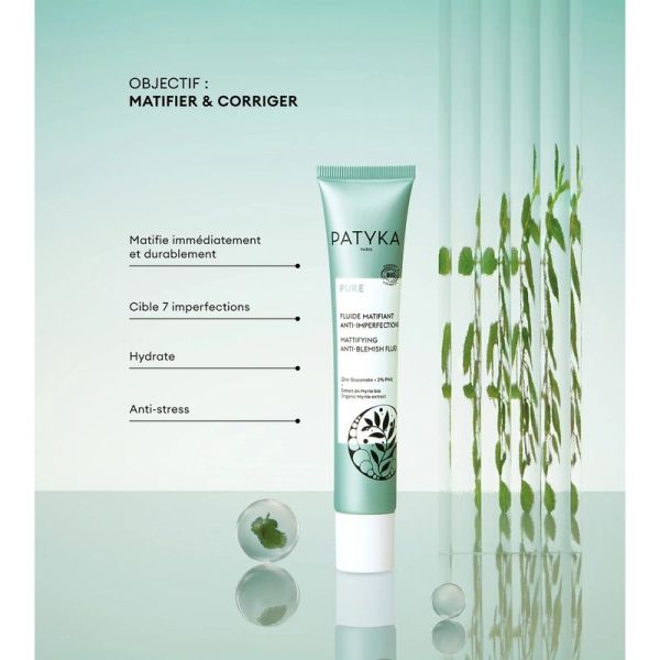 Fluide Matifiant Anti-imperfections PURE - 40 ml
