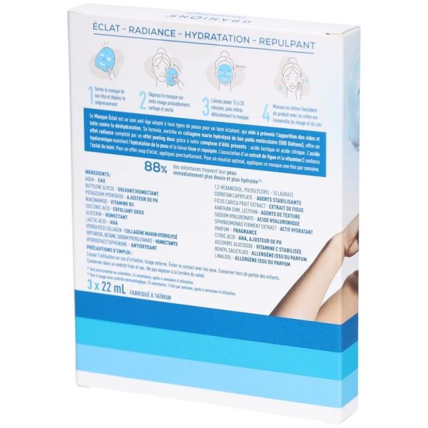 Masque Anti-Âge Seconde Peau - 2 x 22 ml + 1 offert