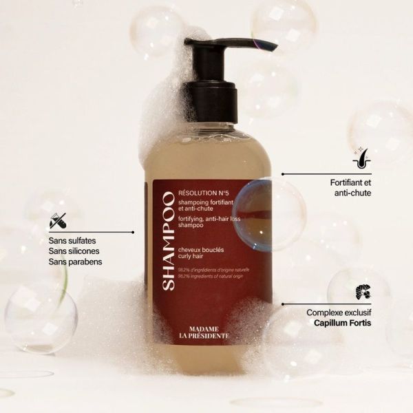 Shampoing Anti-chute et Fortifiant Cheveux Bouclés - 250ml