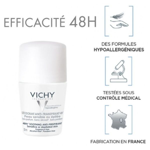 Déodorant Roll-on Peaux Sensibles - 50ml