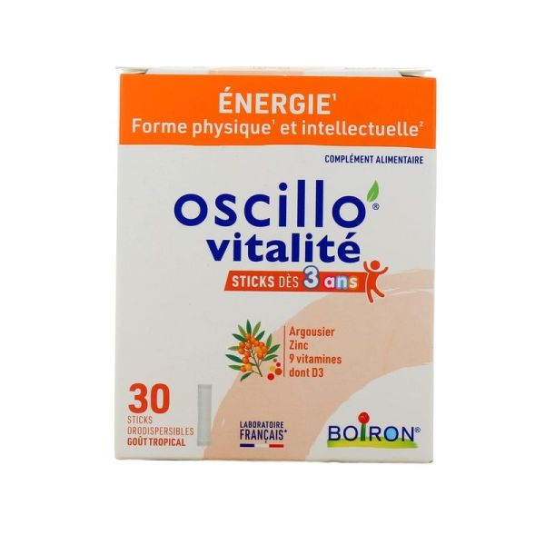 Oscillo'Vitalité Enfants dès 3 ans - Énergie - 30 sticks orodispersibles