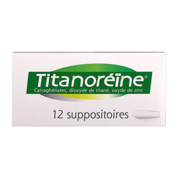 TITANOREINE - 12 suppositoires