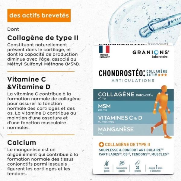 Chondrostéo+ Collagène Activ - 30 g