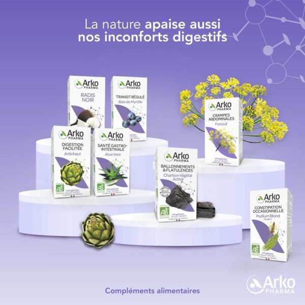 Arkogélules® Charbon Végétal Activé - 40 gélules