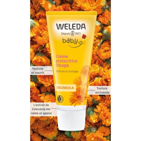 Calendula Crème protectrice Visage au Calendula - 50ml