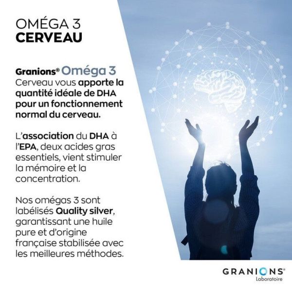 Omega 3 Cerveau - 2 capsules