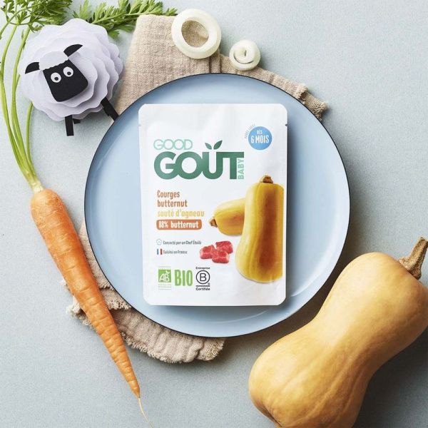 Courges butternut sauté d'agneau - 190gr