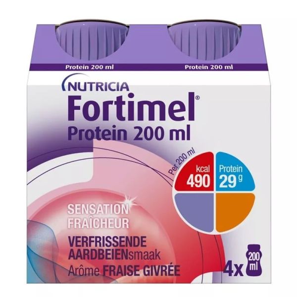 Fortimel Protein Boisson lactée Fraise - 200ml