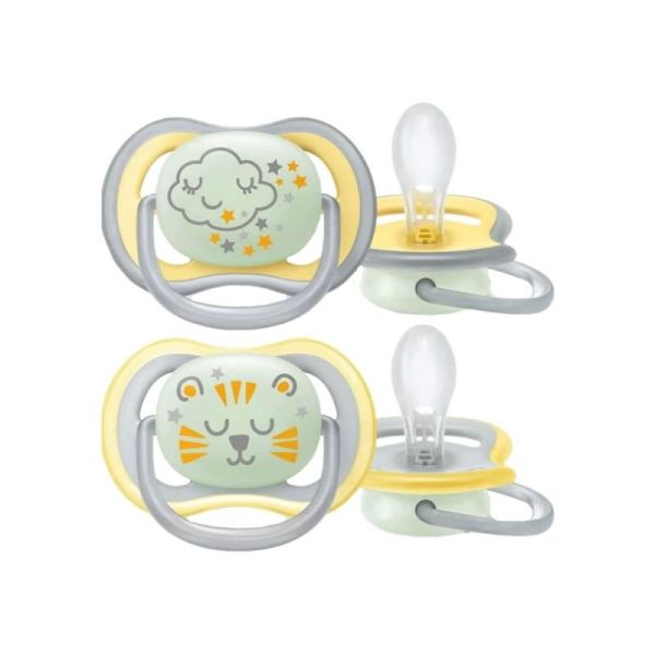 Ultra Air Nighttime Sucettes orthodontiques - 2 unités