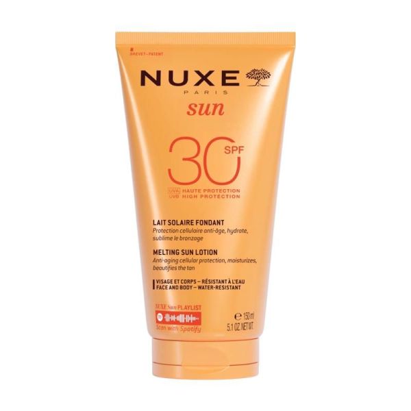Lait Solaire Fondant Haute Protection SPF30 visage et corps - 150 ml
