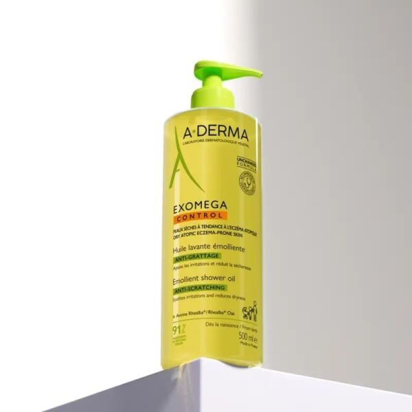 Huile lavante émolliente anti-grattage EXOMEGA CONTROL - 1 000 ml
