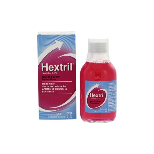 HEXTRIL, 0,1 POUR CENT, bain de bouche, flacon - 200 ml