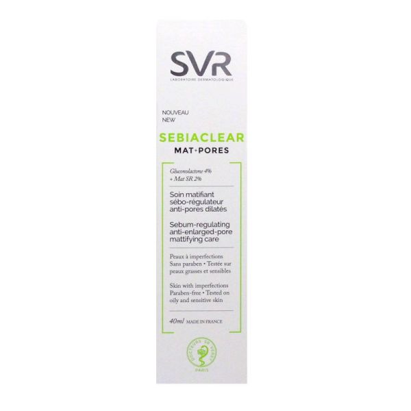 SVR SEBIACLEAR Mat + Pores - 40ml