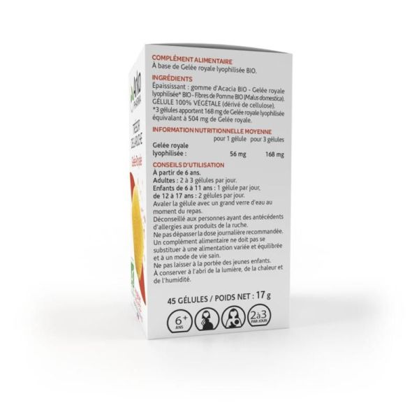 Arkogélules BIO Gelée Royale - 45 gélules