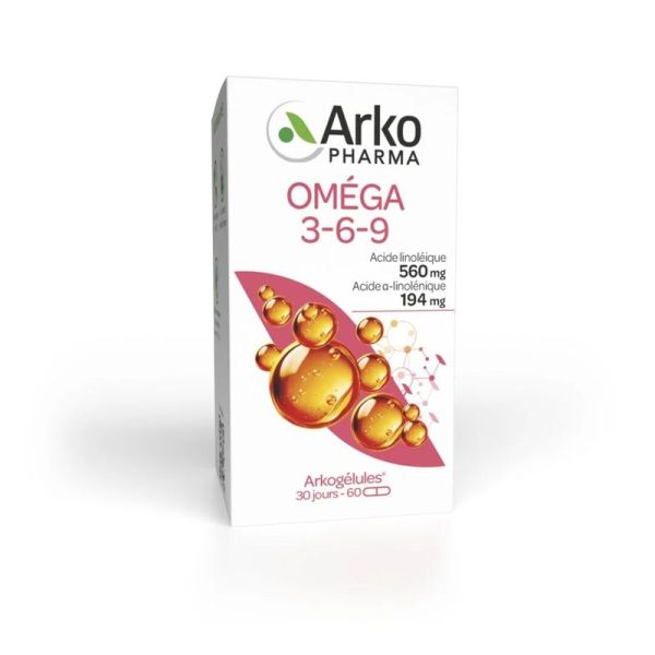 Oméga 3-6-9 - 60 capsules