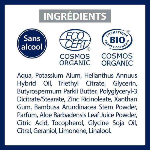Anti-transpirant Végétal 48H Thé Vert - 50ml