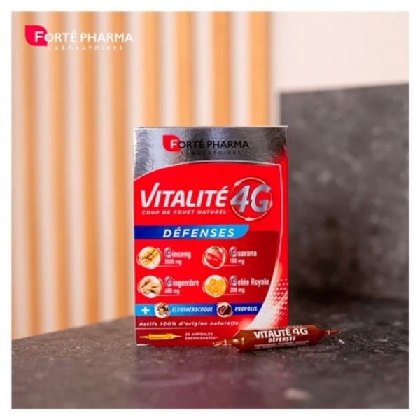 Vitalite 4G Défenses - 20 ampoules
