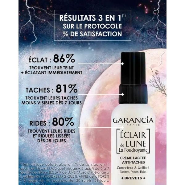 ÉCLAIR DE LUNE La Foudroyante Crème lactée anti-taches action 3 en 1 - 30ml