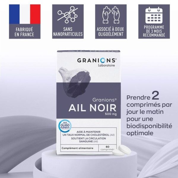 Système cardiovasculaire Ail Noir - 500 mg