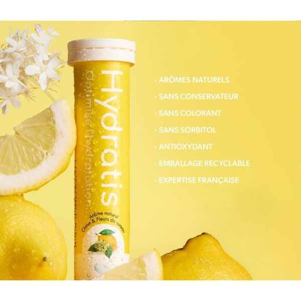 Saveur Citron Fleurs de sureau - 20 pastilles