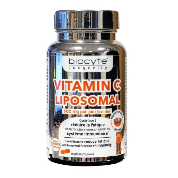 Biocyte Longevity Vitamin C Liposomal - 30 Gélules