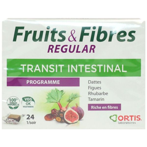 Ortis Fruits & Fibres Regular - 24 Cubes 