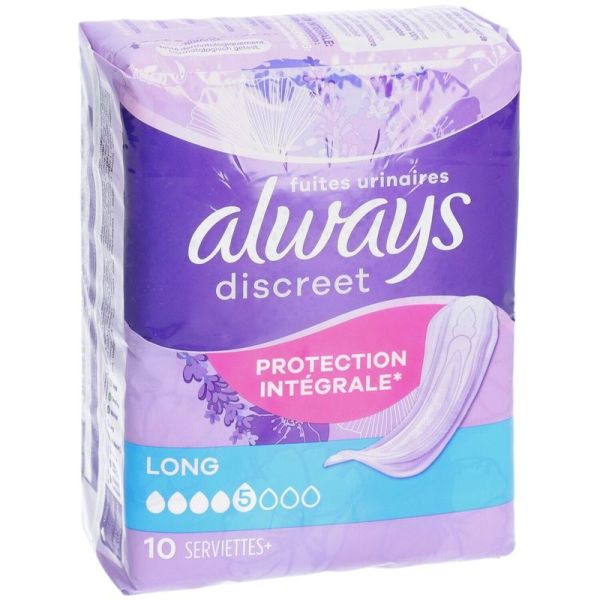 Serviettes Discrètes Long - Protection Intégrale