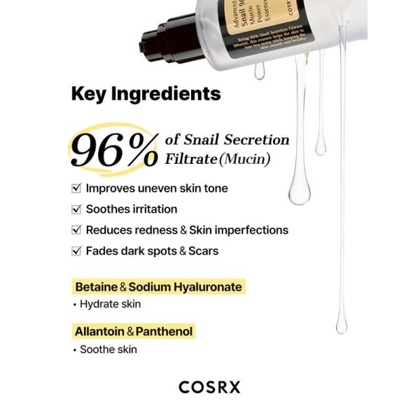 Advanced Snail 96 Mucin Power Essence - 100 ml