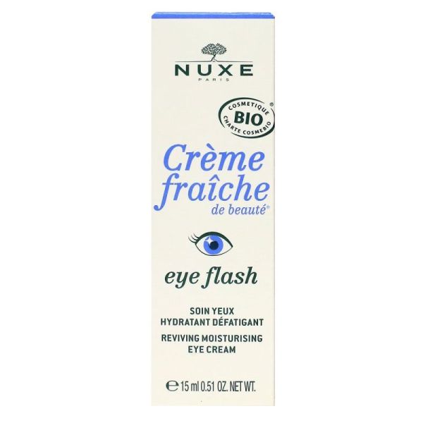 CRÈME FRAICHE DE BEAUTÉ® Eye Flash - Soin Yeux Hydratant Défatigant - 15ml