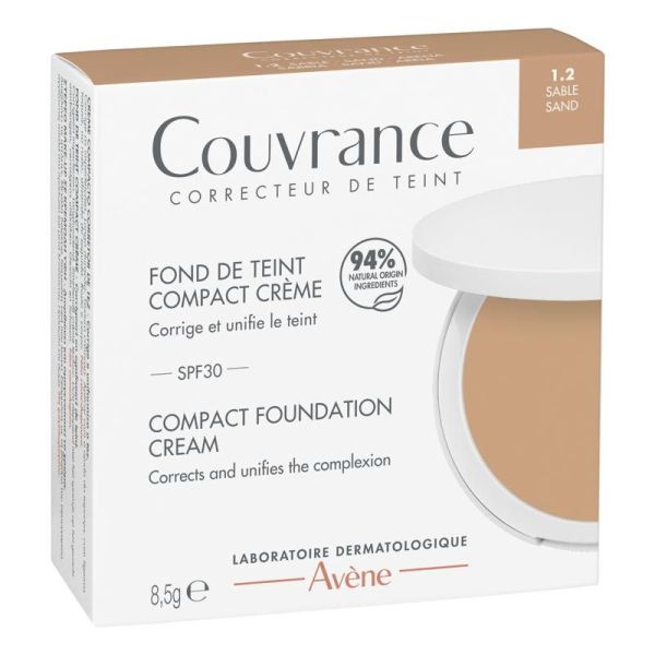 Couvrance Fond de Teint Compact Crème 1.2 Sable - 8.5g