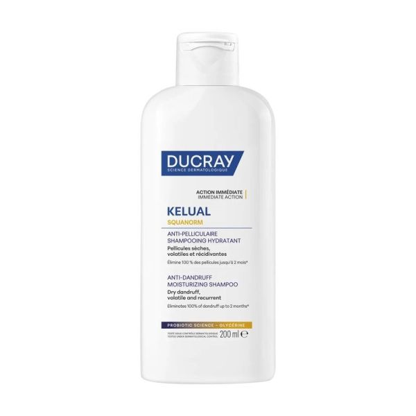 KELUAL SQUANORM Shampooing Hydratant Anti-pelliculaire - 200 ml